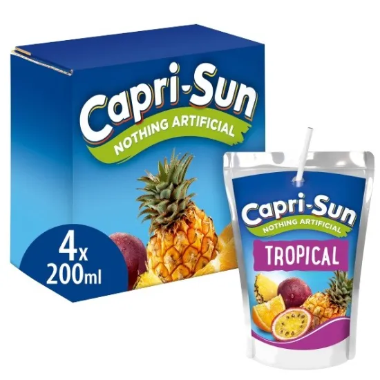 Capri Sun Tropical 4Pk 200ml