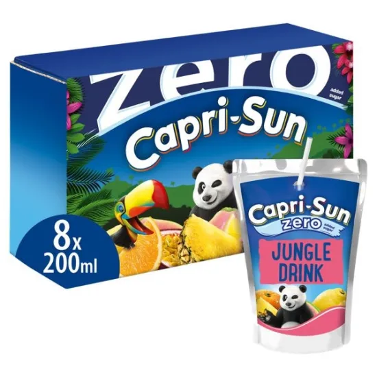 Capri Sun Jungle Zero 8Pk 200ml
