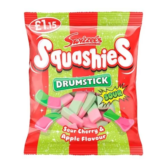 Swizzels Squashies Sour Cherry & Apple PMP 120g