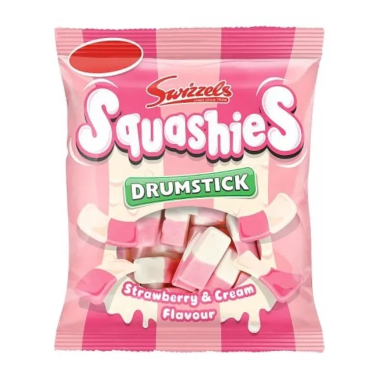 Swizzels Squashies Strawberry & Cream PMP 120g