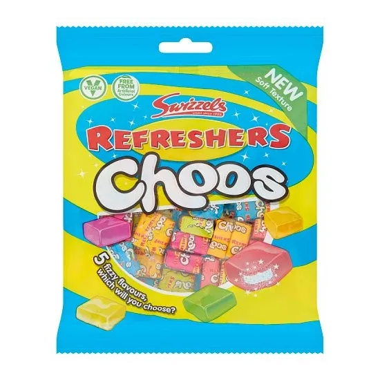 Swizzels Refreshers Choos 150g