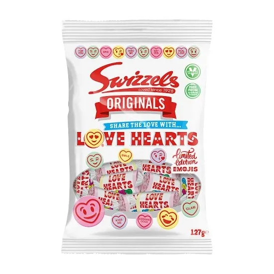 Swizzles Originals Love Hearts 127g