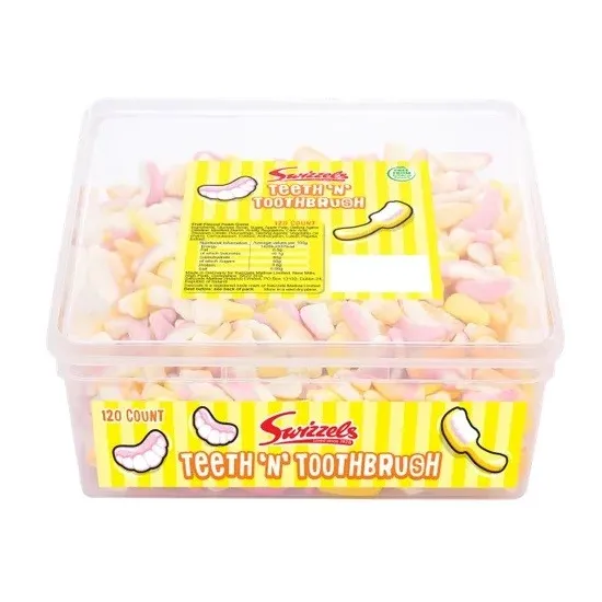 Swizzles Teeth N Toothbrush 120Ct