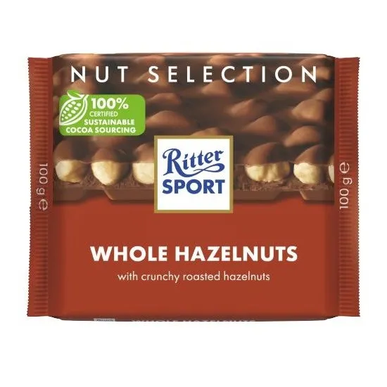 Ritter Sport Milk Whole Hazelnut 100g