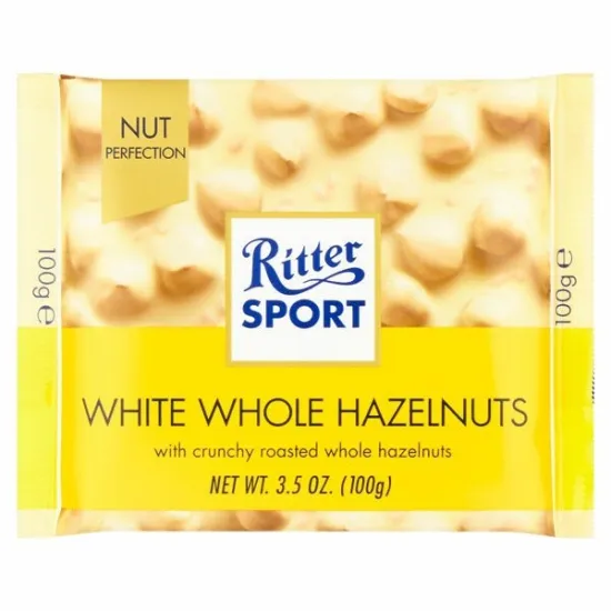 Ritter Sport White Whole Hazelnut 100g
