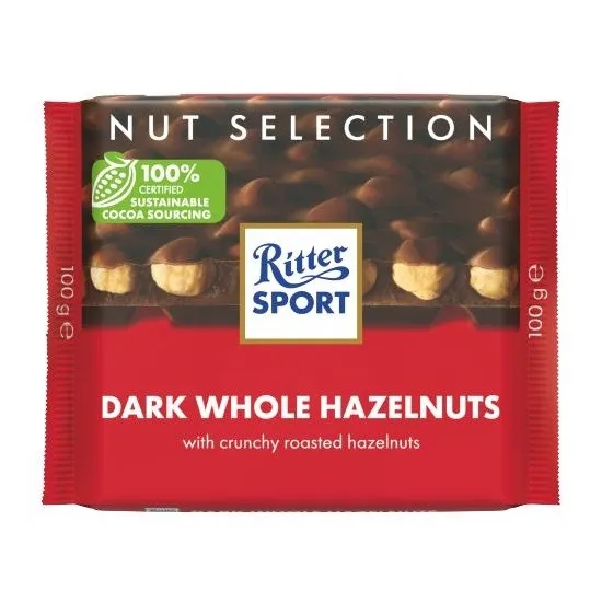 Ritter Sport Dark Whole Hazelnut 100g