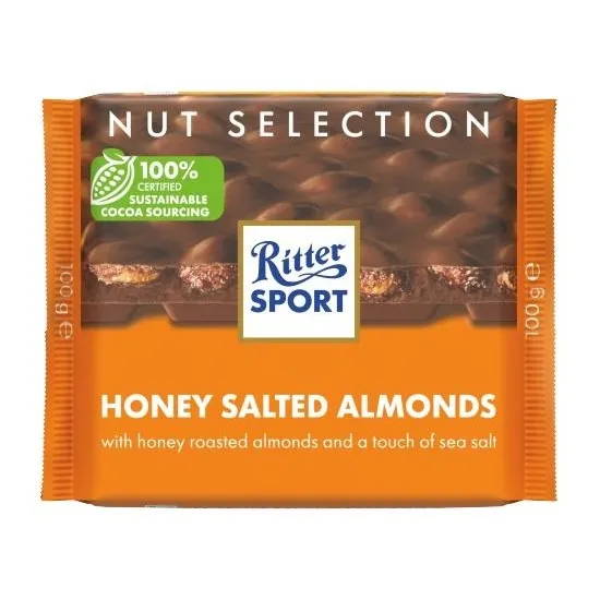 Ritter Sport Honey Salted Almond 100g