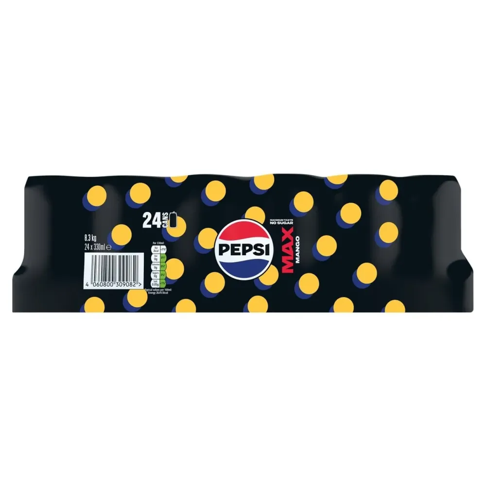 Pepsi Max Mango 330ml Pepsi Max Mango 330ml