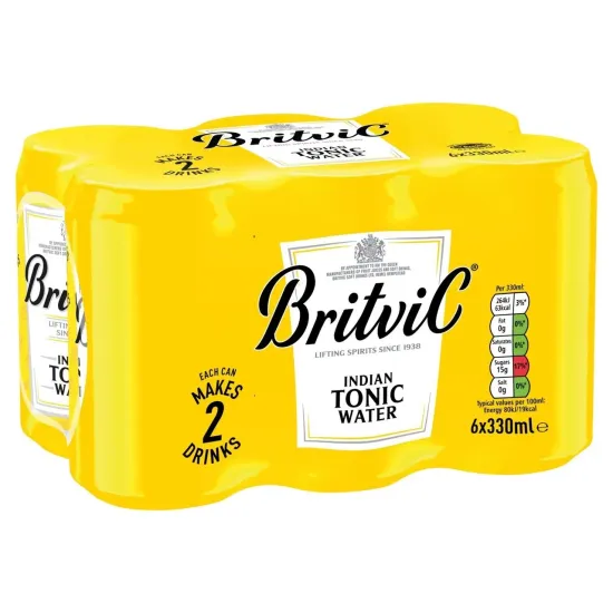 Britvic Indian Tonic Water 6Pk 330ml