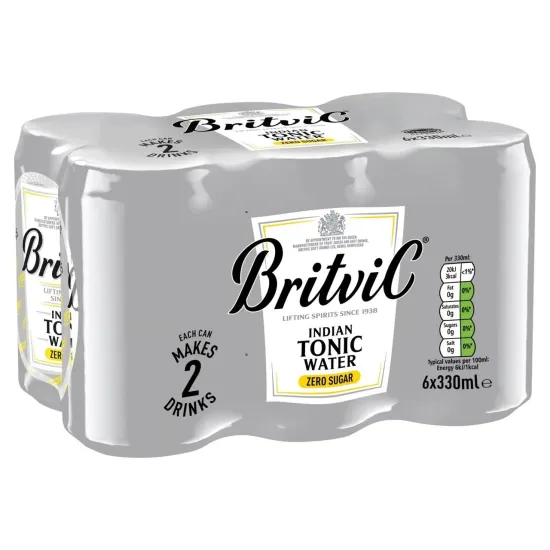 Britvic Tonic Low Calorie 6Pk 330ml