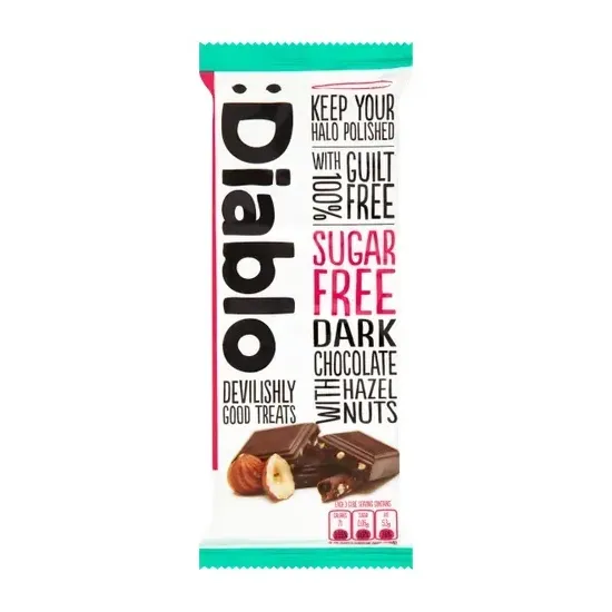 Diablo Dark Chocolate With Hazelnut 85g