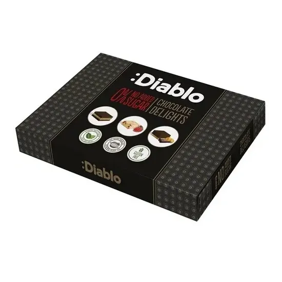 Diablo No Added Sugar  chocolate box with stevia 115g