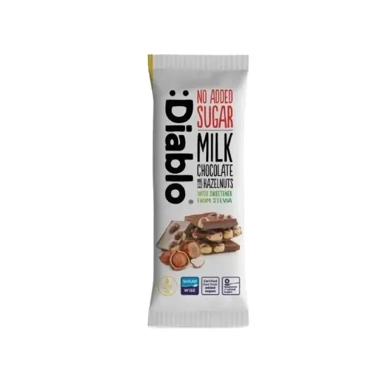 Diablo Stevia Milk Hazelnuts 75g