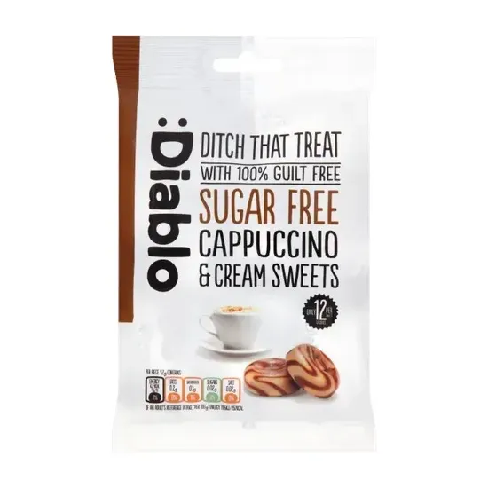 Diablo Cappuccino & Cream Sweets 75g