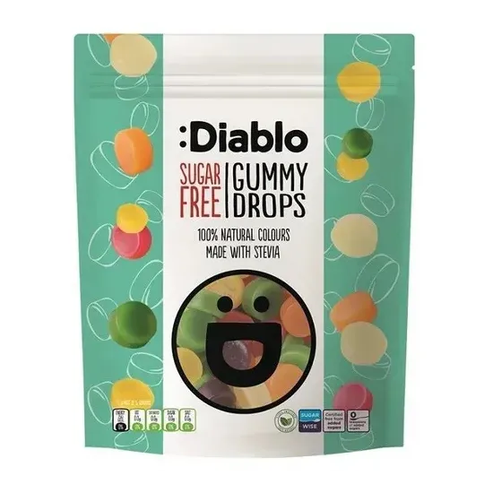 Diablo Gummy Drops Sweets 75g