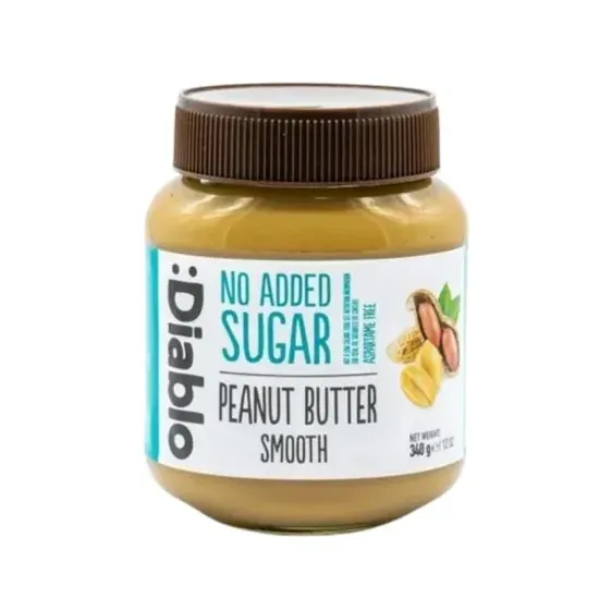 Diablo No Added Sugar Smooth Peanut Butter 340g