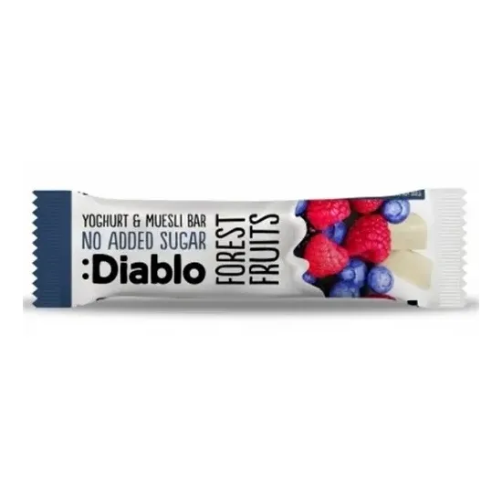 Diablo Yoghurt coated Forest Fruit Muesli Bar 30g