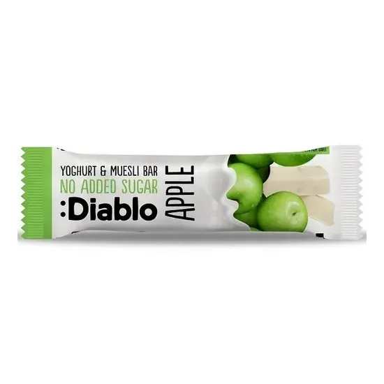 Diablo Yoghurt coated Apple Muesli Bar 30g