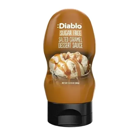 Diablo No added sugar Dessert Topping Salted Caramel VEGAN 290 ml