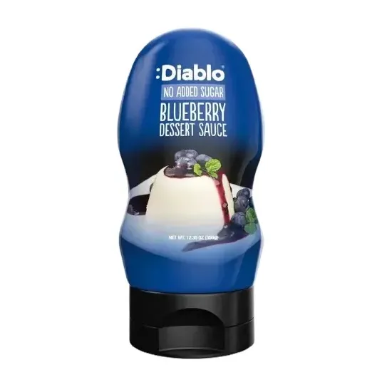 Diablo No added sugar Dessert Topping Blueberry 290ml