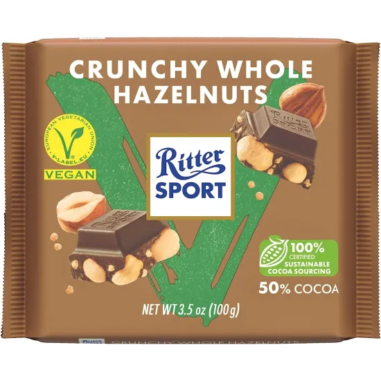 Ritter Sport Crunchy Whole Hazelnut 100g