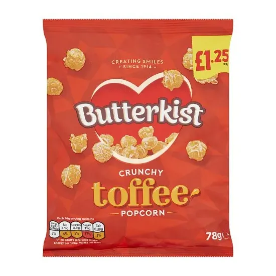 Butterkist Crunchy Toffee Popcorn PMP 78g