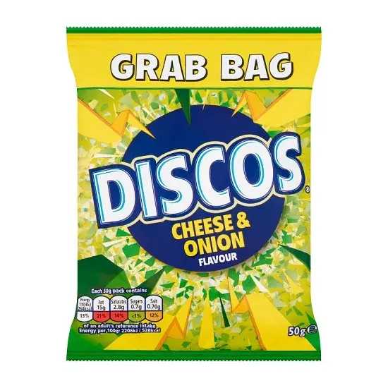 Discos Cheese & Onion Grab Bag Crisps 50g