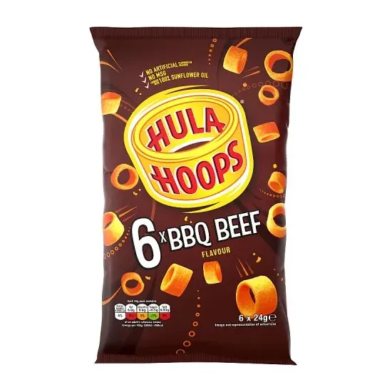 Hula Hoops Original Multipack Crisps 6 Pack