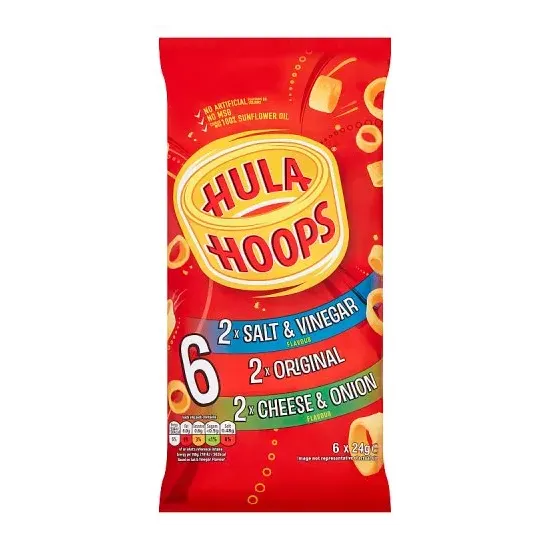Hula Hoops Variety Multipack Crisps 6 Pack