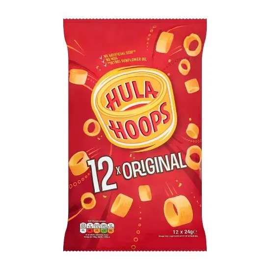 Hula Hoops Original Multipack Crisps 12 Pack