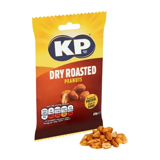 KP Dry Roasted Peanuts 80g