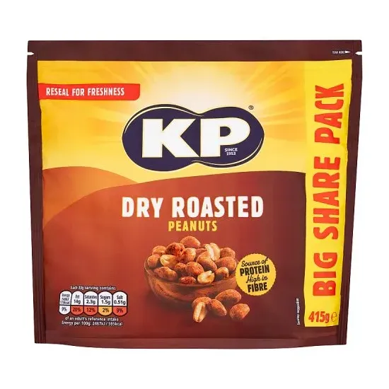 KP Dry Roasted Peanuts 415g