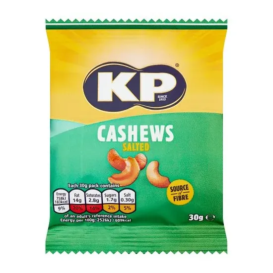 KP Nuts Salted Cashews 30g