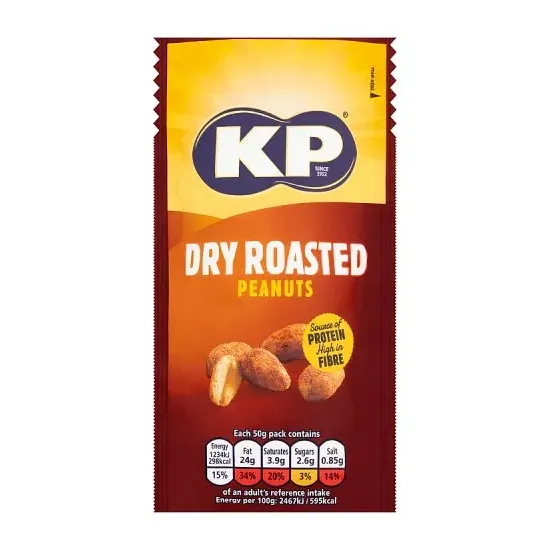 KP Dry Roasted Peanuts 50g