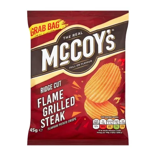 McCoy's Flame Grilled Steak Grab Bag Crisps 45g