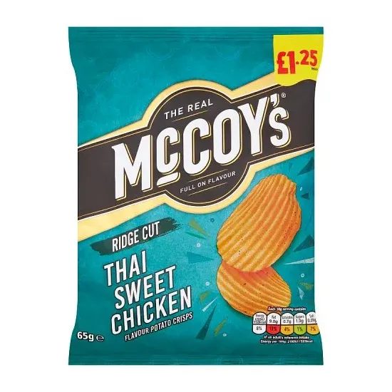 McCoy's Thai Sweet Chicken Sharing Crisps  PMP 65g