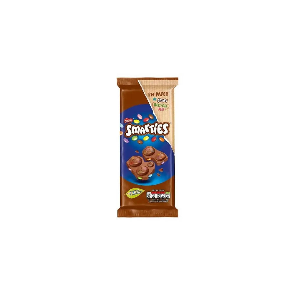 Smarties Milk Block 90g Smarties Milk Block 90g