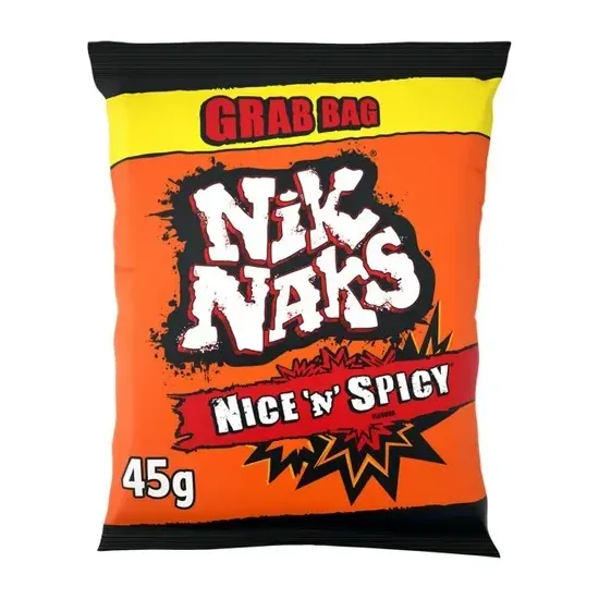 Nik Naks Nice 'N' Spicy Grab Bag Crisps 45g