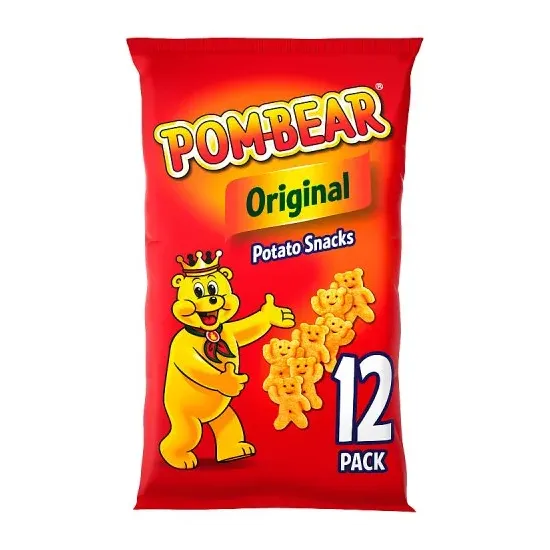 Pom-Bear Original Multipack Crisps 12 Pack