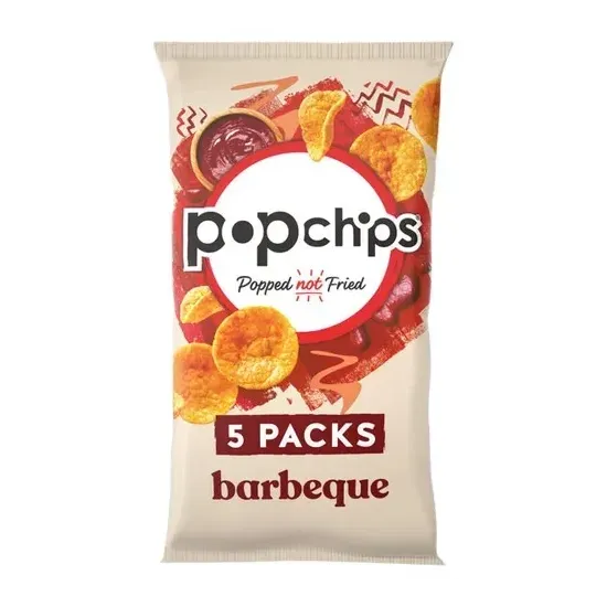 Popchips Barbeque Multipack Crisps 5 Pack