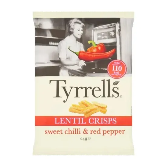Tyrrells Lentil Sweet Chilli & Red Pepper 24g
