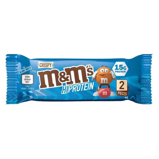 M&M Crisp Protein Bar 52g