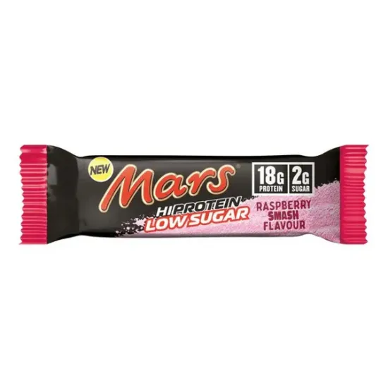 Mars Raspberry Smash Low Sugar 18g Hi Protein Bar55g