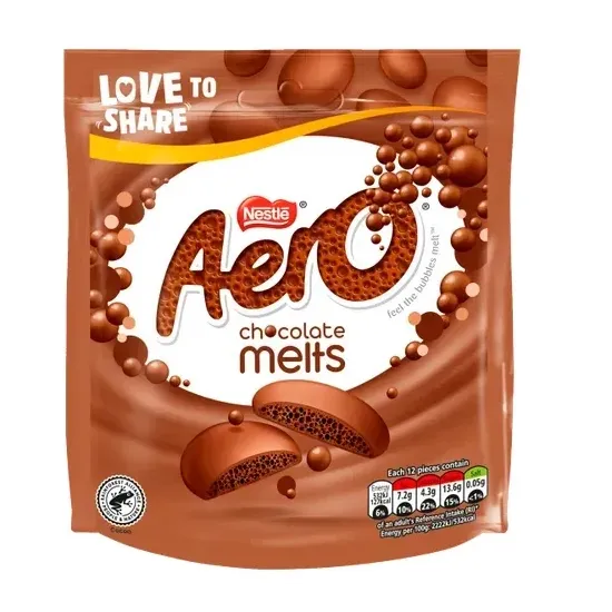 Aero Bubbles Orange Pouch Bag 70g Aero Bubbles Orange Pouch Bag 70g