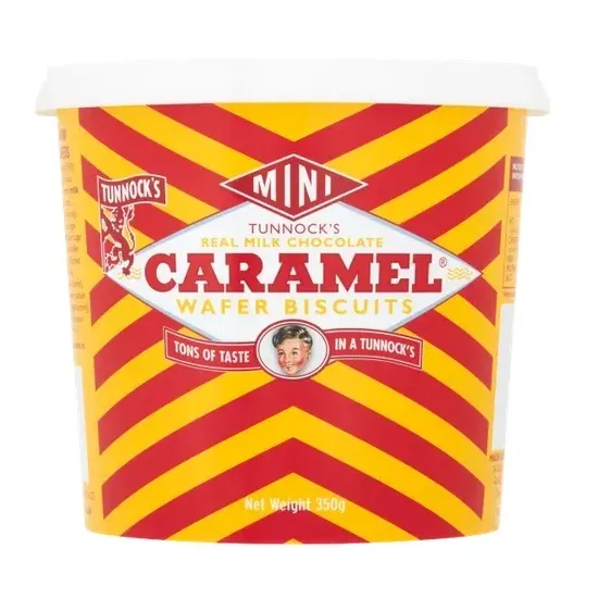Tunnock's Mini Caramel Wafers Tub 350g