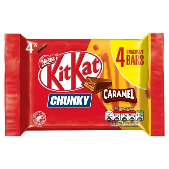 Kit Kat Chunky Caramel 4 Pack (4x35g)