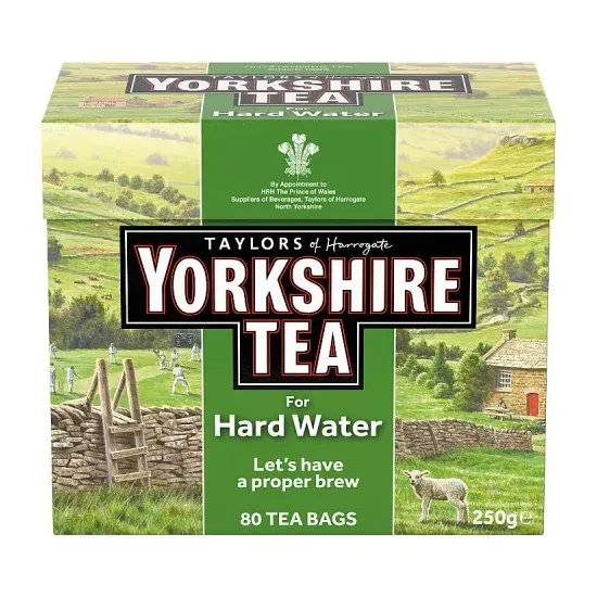 Taylors of Harrogate Yorkshire Tea Bags Hard Water 80s