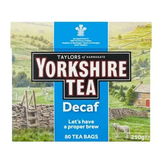 Taylors of Harrogate Decaf Yorkshire Tea 80's
