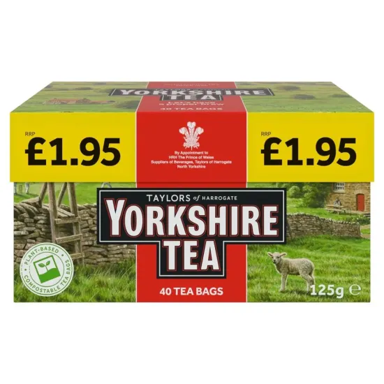 Taylors of Harrogate Yorkshire Tea PMP 40's