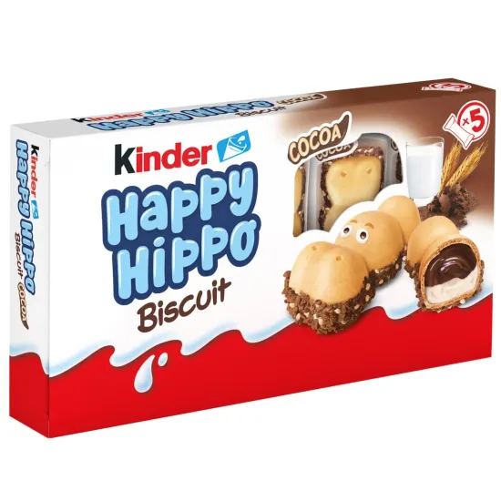 Kinder Happy Hippo 5 Pack Cocoa 103g